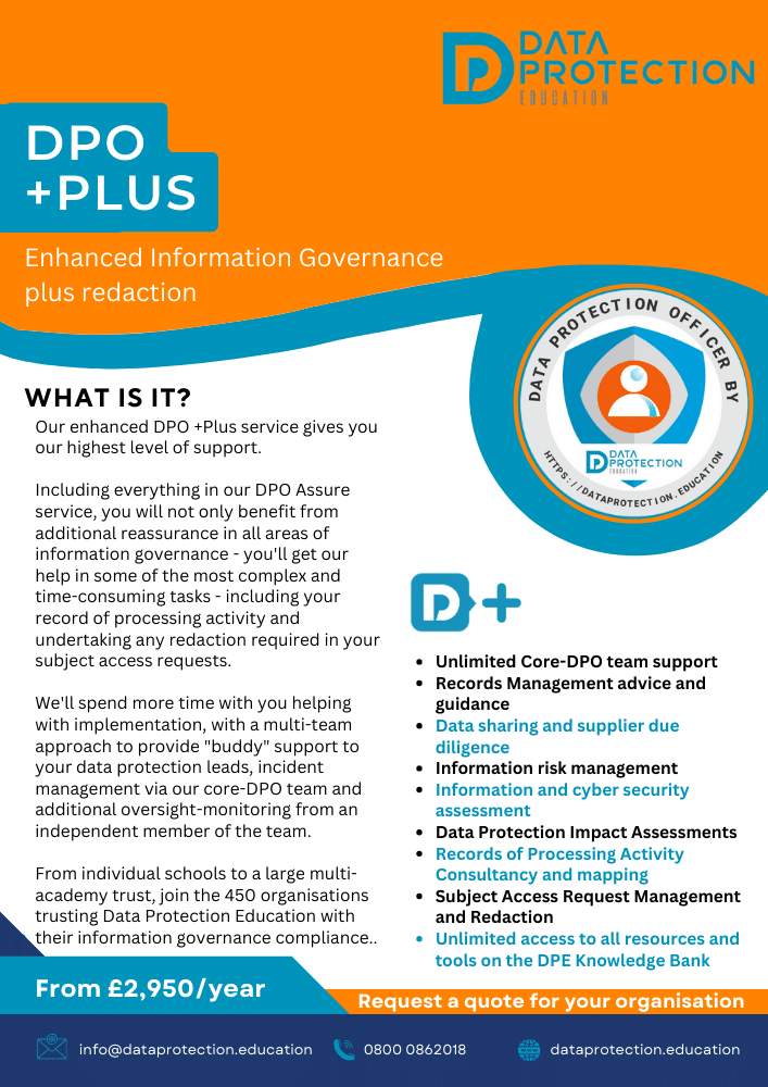 DPO Plus Data Protection Officer Service DPO Plus Flyer