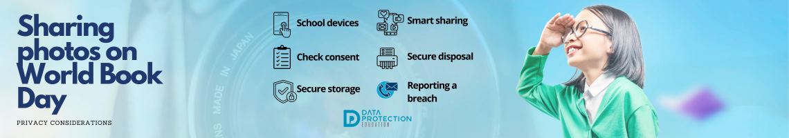 Students and teachers sharing photos of World Book Day costumes, celebrating reading in school.